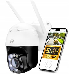 Kamera Zewnętrzna Ip Wifi Obrotowa 5Mpx 5Mp Premium