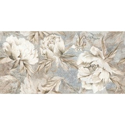 Gres szkliwiony AIORA FLOWERS DECOR beige mat 59,8x119,8