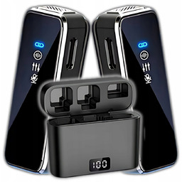 MIKROFON POJEMNOŚCIOWY DO IPHONE PODWÓJNY BLUETOOTH BEZPRZEWODOWY