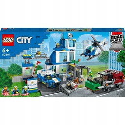 Lego City 60316 Posterunek policji, samochód, auto, klocki