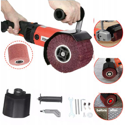 Satyniarka Szlifierka Walcowa Do Stali Drewna Renowacji 1xSZCZOTKA