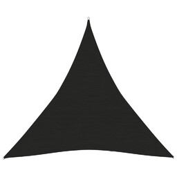 vidaXL Żagiel przeciwsłoneczny, 160 g/m , czarny, 4,5x4,5x4,5m,