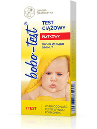 Diagnosis Płytkowy test ciążowy BOBO- wiarygodność ponad 99%
