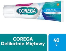 Corega Super Mocny Delikatnie Miętowy krem mocujący