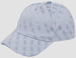 GUESS Błękitna logowana czapka Baseball Cap