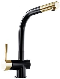 GLOBALO Bateria kuchenna LOBIO BLACK/LIGHT GOLD RING 1.1
