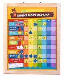 Trefl, Zabawka drewniana - Tablica Motywacyjna 61684