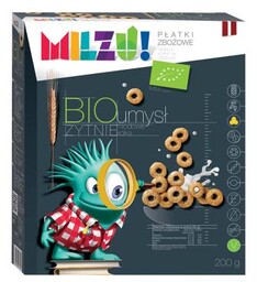 PŁATKI ŻYTNIO-OWSIANE KÓŁECZKA MIODOWE BIO 200 G MILZU