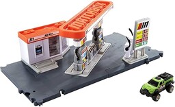 Matchbox Matchbox Gas Station Playset Garaż, Wielokolorowy,