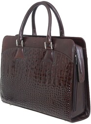 Torba damska biznesowa naturalna skóra