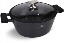 Garnek aluminiowy Zwieger Black Stone 20cm Powłoka nieprzywierająca