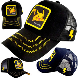 CZAPKA Z DASZKIEM PIKACHU POKEMON REGULOWANA DLA DZIECI