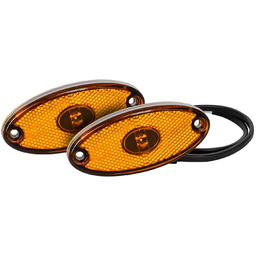 Komplet dwóch lamp obrysowych ASP CK FLATPOINT II