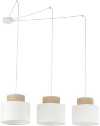 DUO WHITE JUTA LAMPA WISZACA 3 2345