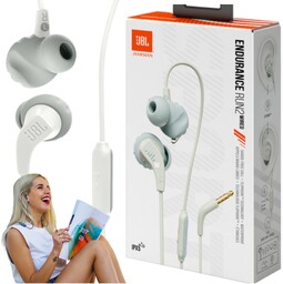 Słuchawki dokanałowe Jbl Endurance Run 2 Białe Bas