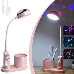 Lampka biurkowa Led 5W akumulator 2000 mAh 2w1