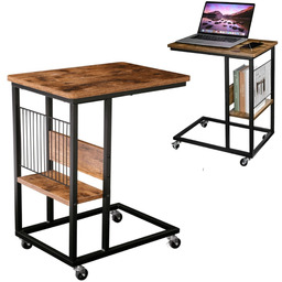 Stolik boczny stoliczek kawowy loft rustykalny vintage 60x50x35cm