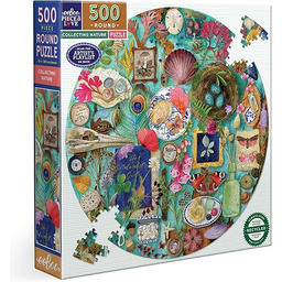 eeBoo Collecting Nature Adult Puzzle okrągłe 500 sztuk