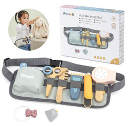 Zestaw Viga Drewniany Fryzjerski Pas z Narzędziami PolarB