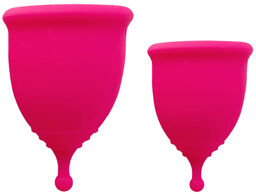 Pink, kubeczek menstruacyjny, rozmiar S i M, 2