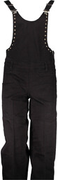 CZARNE SPODNIE OGRODNICZKI GUESS JEANS DAMSKIE