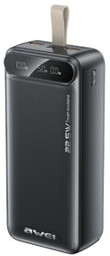 Awei PA-12 30000mAh 22.5W Czarny Powerbank