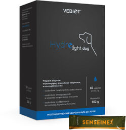 Vebiot Hydro-light dog 10 saszetek 102g+Vebiot Senseine 1