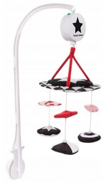 Canpol Kontrastowa Karuzela Pluszowa z Pozytywką Sensory Toys
