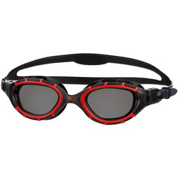 ZOGGS Okularki pływackie PREDATOR FLEX POLARIZED czarno-czerwone