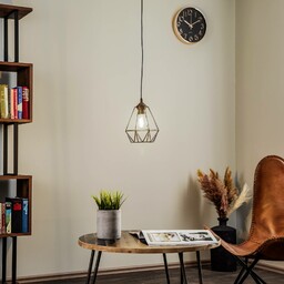 Luminex Lampa wisząca Jin, czarna, 1-punktowa