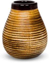 Tykwa Ceramiczna Szkliwiona Miodowa 350ml