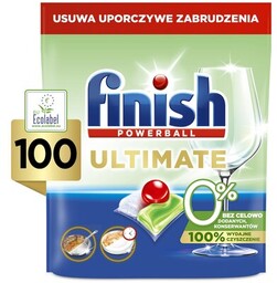 FINISH Kapsułki do zmywarki Ultimate 0% - 100