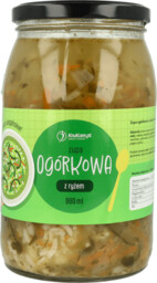 Ogórkowa z ryżem (wegańska) 900ml