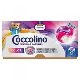 COCCOLINO Kapsułki 3w1 do prania kolorowych tkanin (26