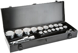 Klucze nasadowe 3/4", zestaw 20 szt.