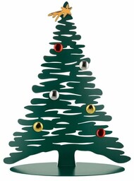 Alessi BARK Stalowa Choinka Świąteczna 45 cm Zielona