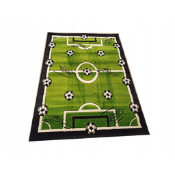 Dywan Pilly 100x200 Zielone Boisko Uefa Piłka