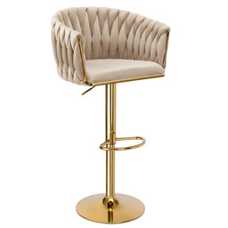 EHOKERY Hoker Cofton Gold Velvet Beżowy