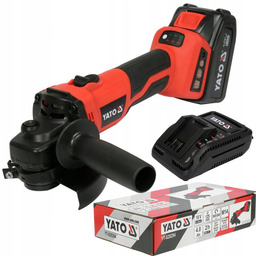 Yato Szlifierka Kątowa 125MM Bezszczotkowa 18V +4Ah Regulacja