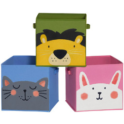 Edinos Zestaw 3 dziecięcych organizerów ze zwierzętami G9-B04