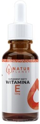 NaturPlanet, Witamina E krople 30ml Witamina E 12