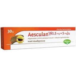 AESCULAN Maść, 30g - Lek na hemoroidy zmniejszający