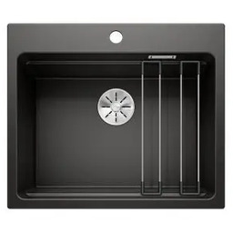 Blanco ETAGON 6 525890 Granitowy Czarny Zlewozmywak prostokątny