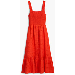 Sukienka midi z haftami