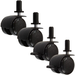 Kółka do łóżeczka dla niemowląt- komplet czarny 4