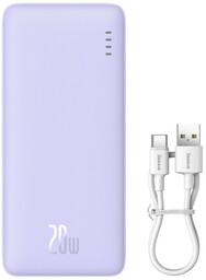 Powerbank BASEUS AIRPOW 20000MAH 20W (FIOLETOWY)