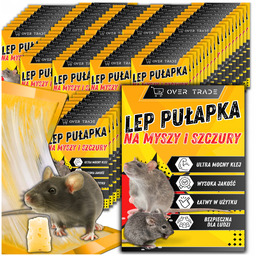 100x Pułapka Na Myszy Szczury Myszołapka Silny Klej