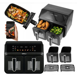 Lund Frytkownica Beztłuszczowa 2200W 4L Czarna 67563