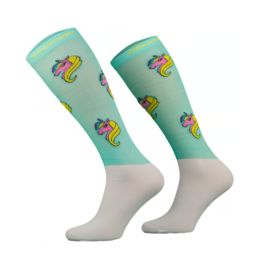 Comodo Podkolanówki jeździeckie UNICORN - miętowy