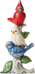 Enesco Jim Shore patriotyczne ułożone w stos figurki
